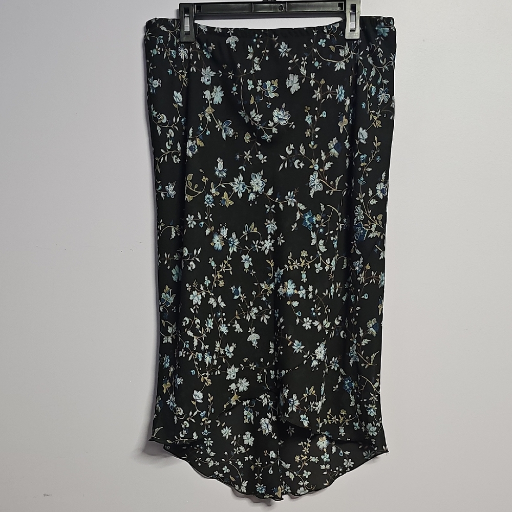 Fashion Bug Blue and Black‎ Midi Pencil Skirt
